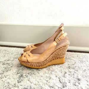 Stuart Weitzman Natural Dolunch Espadrille Wedges